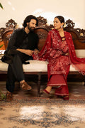 Zarposh | Sajni Lawn 25 | Noorjah XL Maroon Lawn