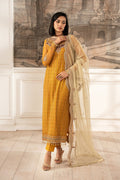 Zarif | Formal Edit 25 | ZFE-04 ELIZA M Mustard Yellow Lawn
