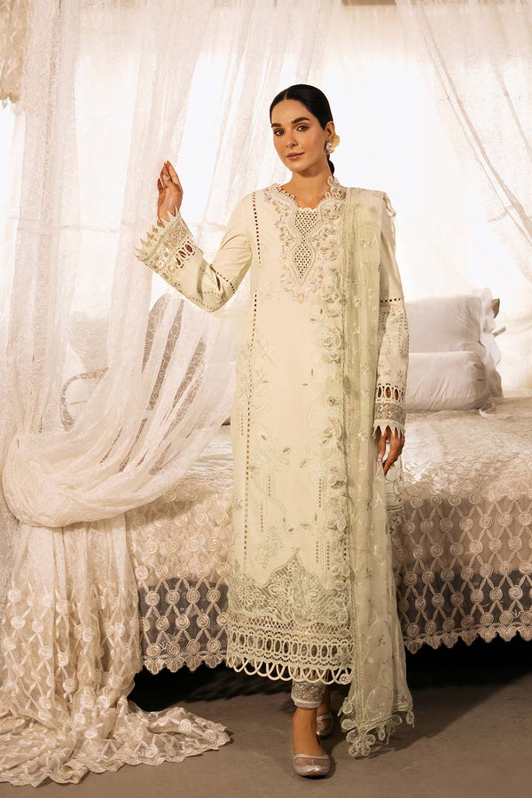 Zarposh | Sajni Lawn 25 | Zarina XS Pistachio Green Lawn
