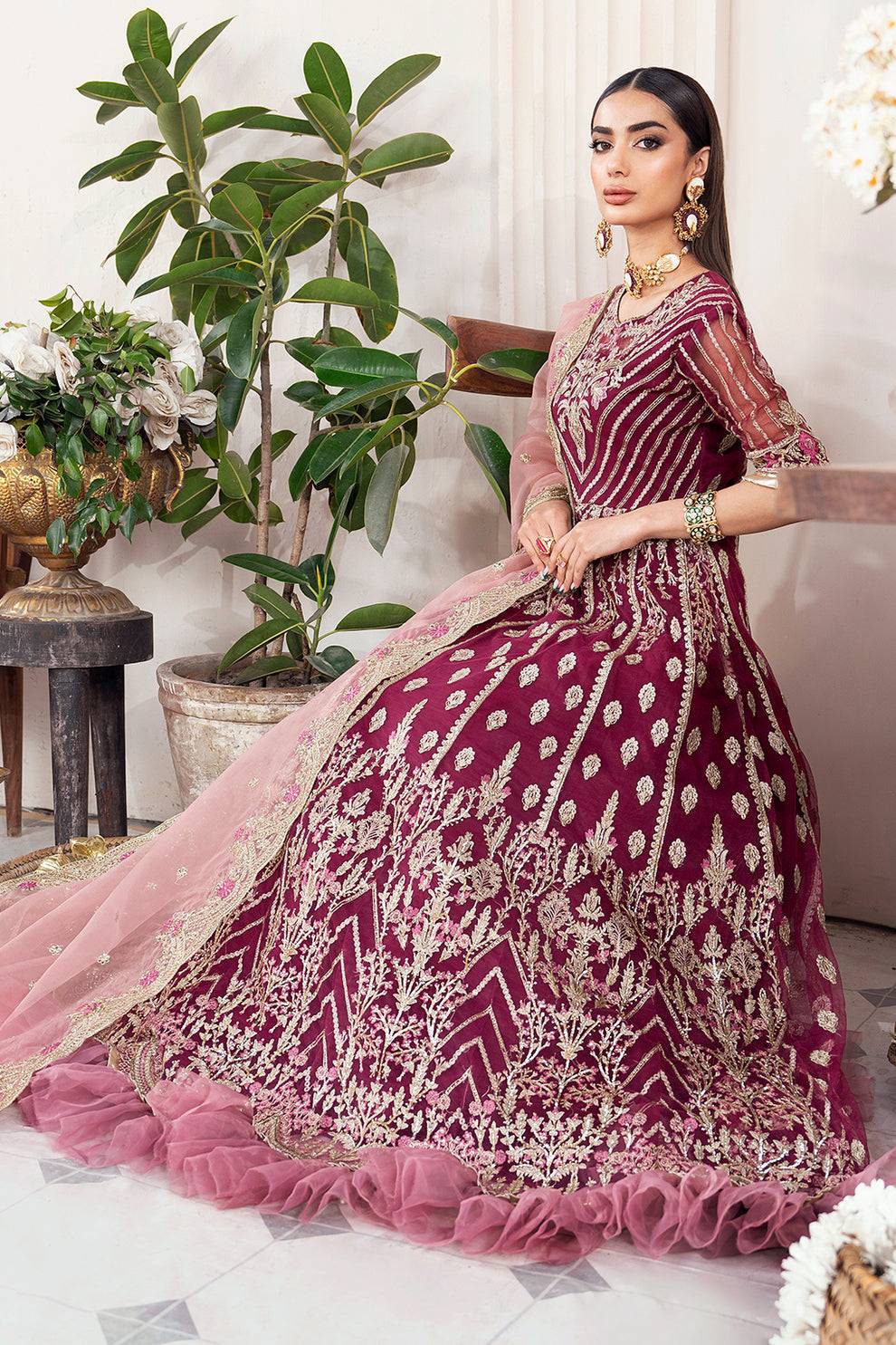 Avyana | Nazeen Festive Edit | Ruzena - Pakistani Designer Dress - by Avyana | Type: Luxury - 100% Original at Saira Sultan