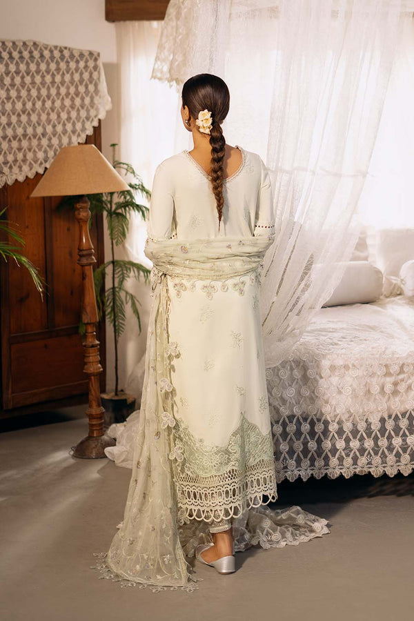 Zarposh | Sajni Lawn 25 | Zarina XS Pistachio Green Lawn