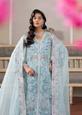 Dastoor | Airah Festive 25 | Starlight M Ice Blue Organza