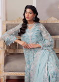 Dastoor | Airah Festive 25 | Starlight XL Ice Blue Organza
