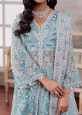 Dastoor | Airah Festive 25 | Starlight Custom Size Ice Blue Organza