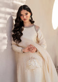 Dastoor | Maahi Luxury Pret 25 | Guzel L Off White Tissue Silk