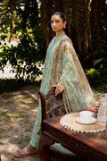Neeshay | Summer Lines Printkari | SAGE BRUSH - Pakistani Designer Dress - by Neeshay | Type: Luxury - 100% Original at Saira Sultan