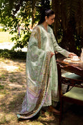 Neeshay | Summer Lines Printkari | SAGE BRUSH - Pakistani Designer Dress - by Neeshay | Type: Luxury - 100% Original at Saira Sultan