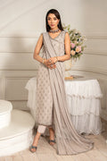 Zarif | Formal Edit 25 | ZFE-05 ALAINA M Cloud Gray Net