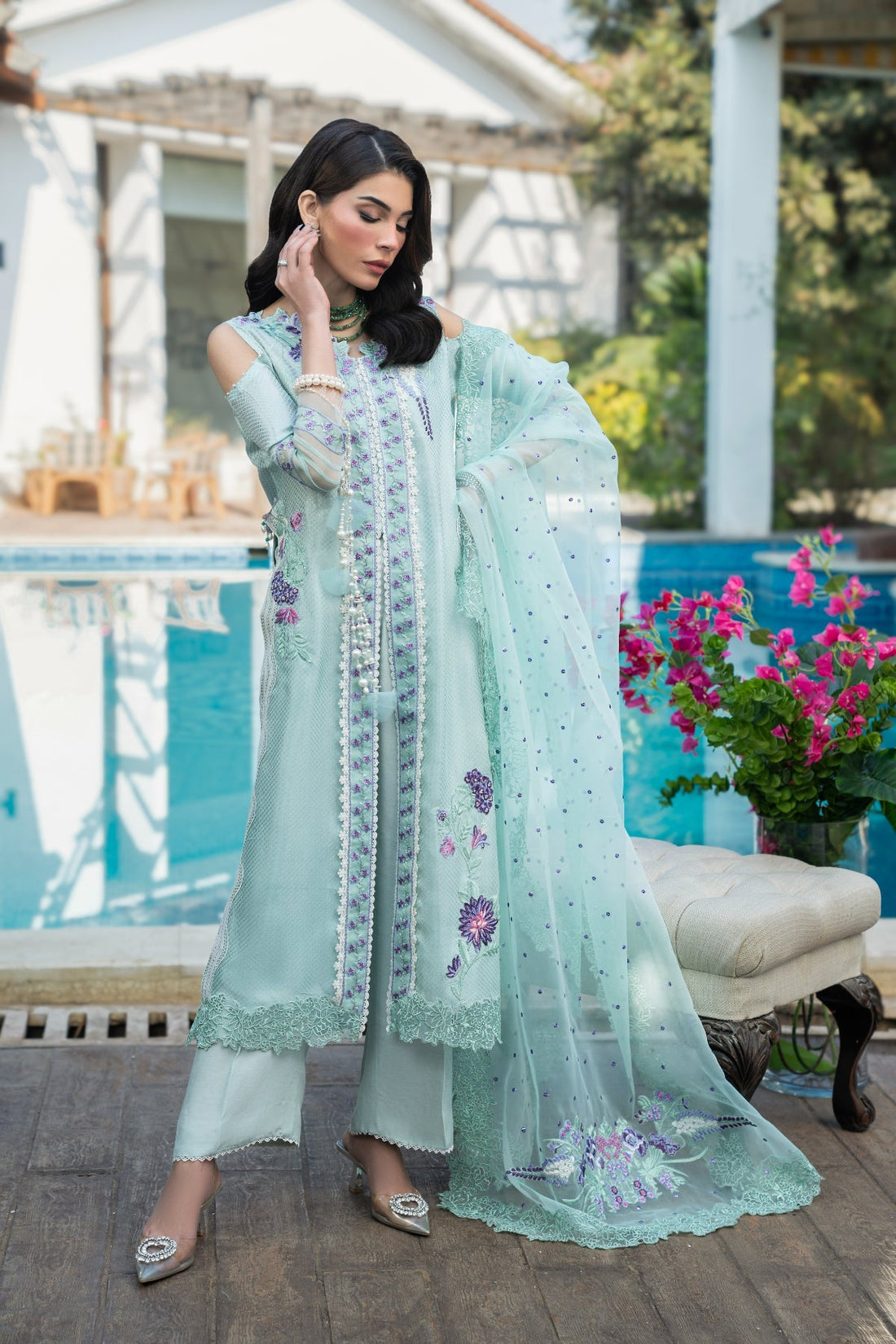 Tabyaa | Ruby Collection 25 | Feroza - Pakistani Designer Dress - by Tabyaa - Type : Ladies Clothes - 100% Original at Saira Sultan