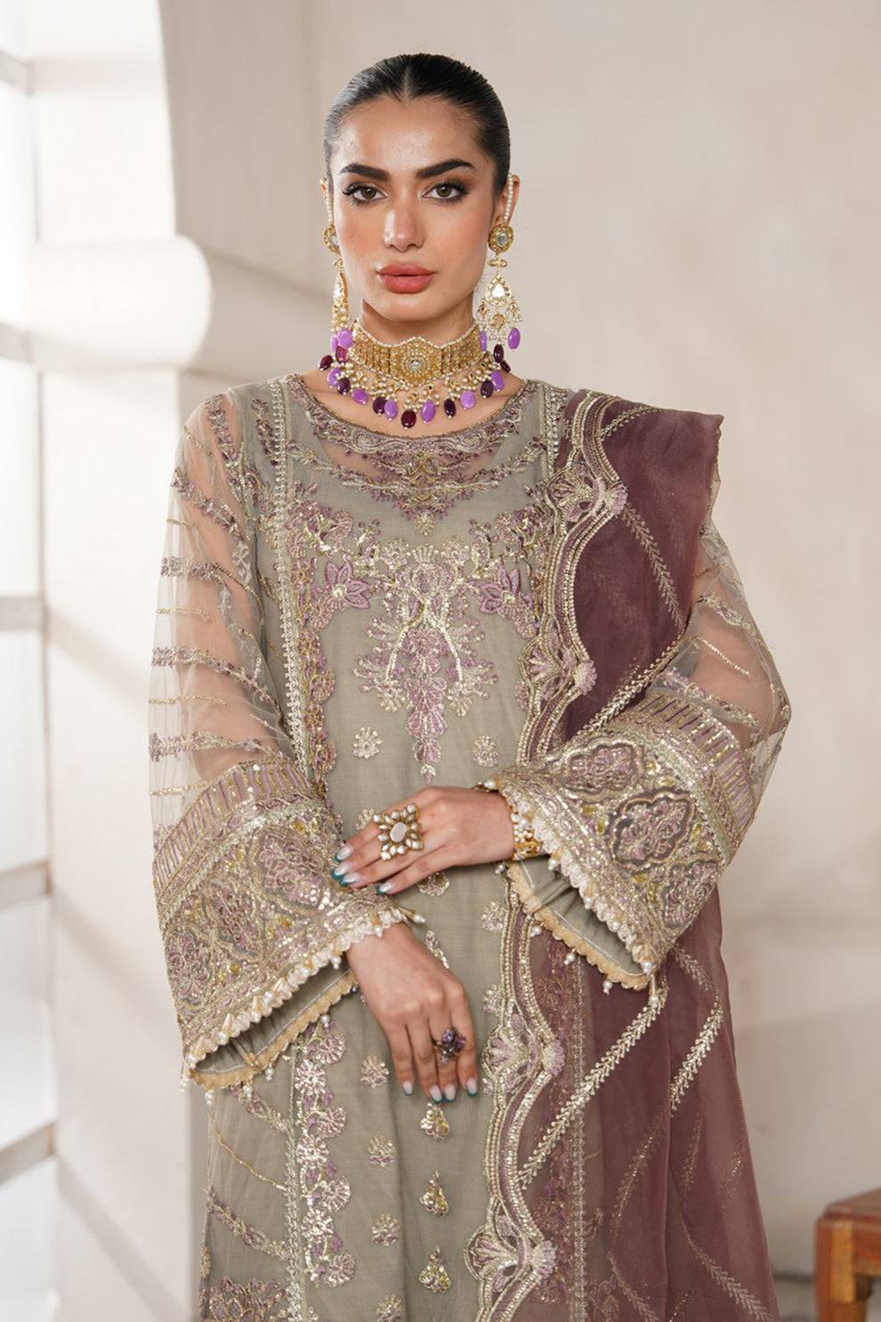 Avyana | Nazeen Festive Edit | Inara - Pakistani Designer Dress - by Avyana | Type: Luxury - 100% Original at Saira Sultan
