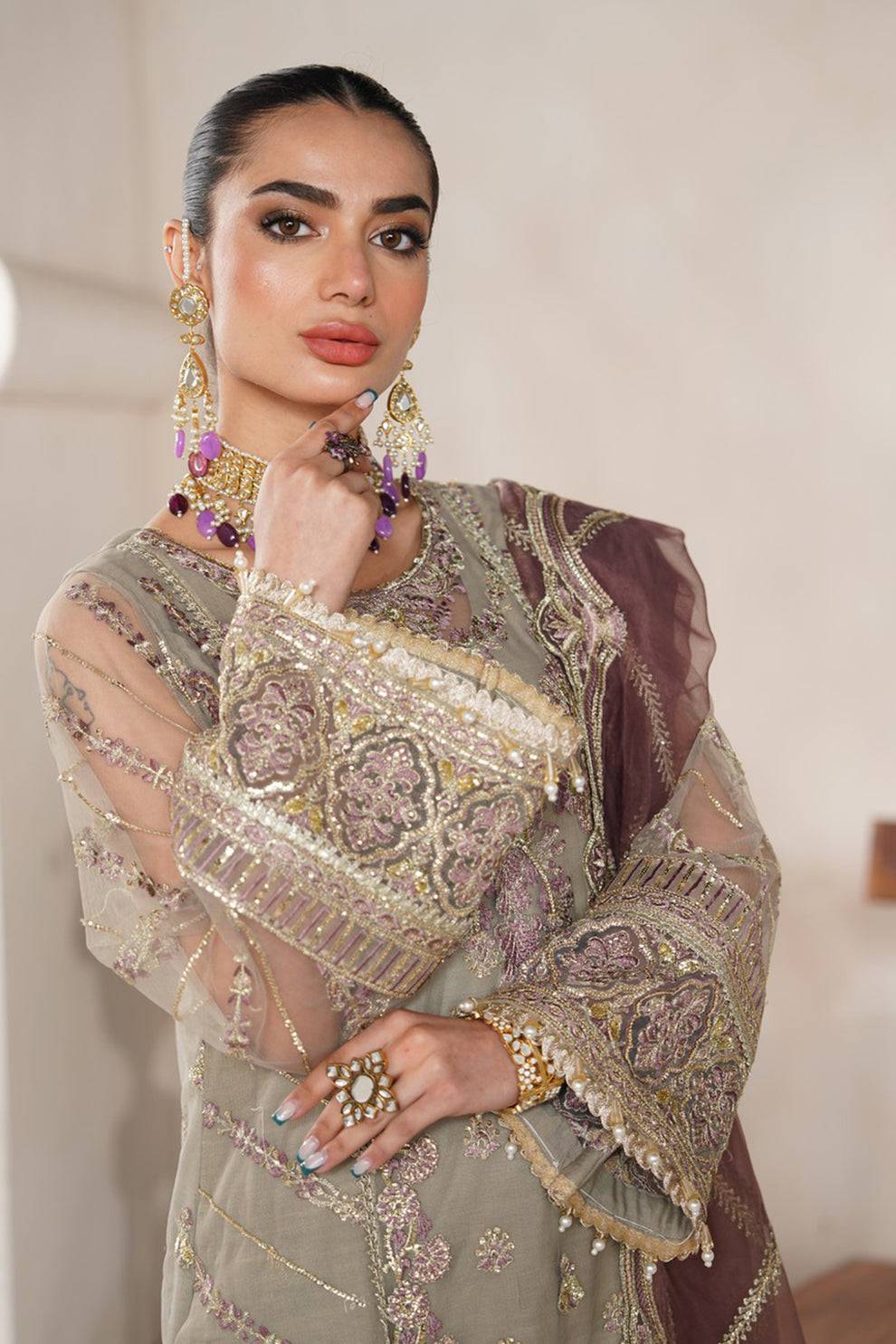 Avyana | Nazeen Festive Edit | Inara - Pakistani Designer Dress - by Avyana | Type: Luxury - 100% Original at Saira Sultan