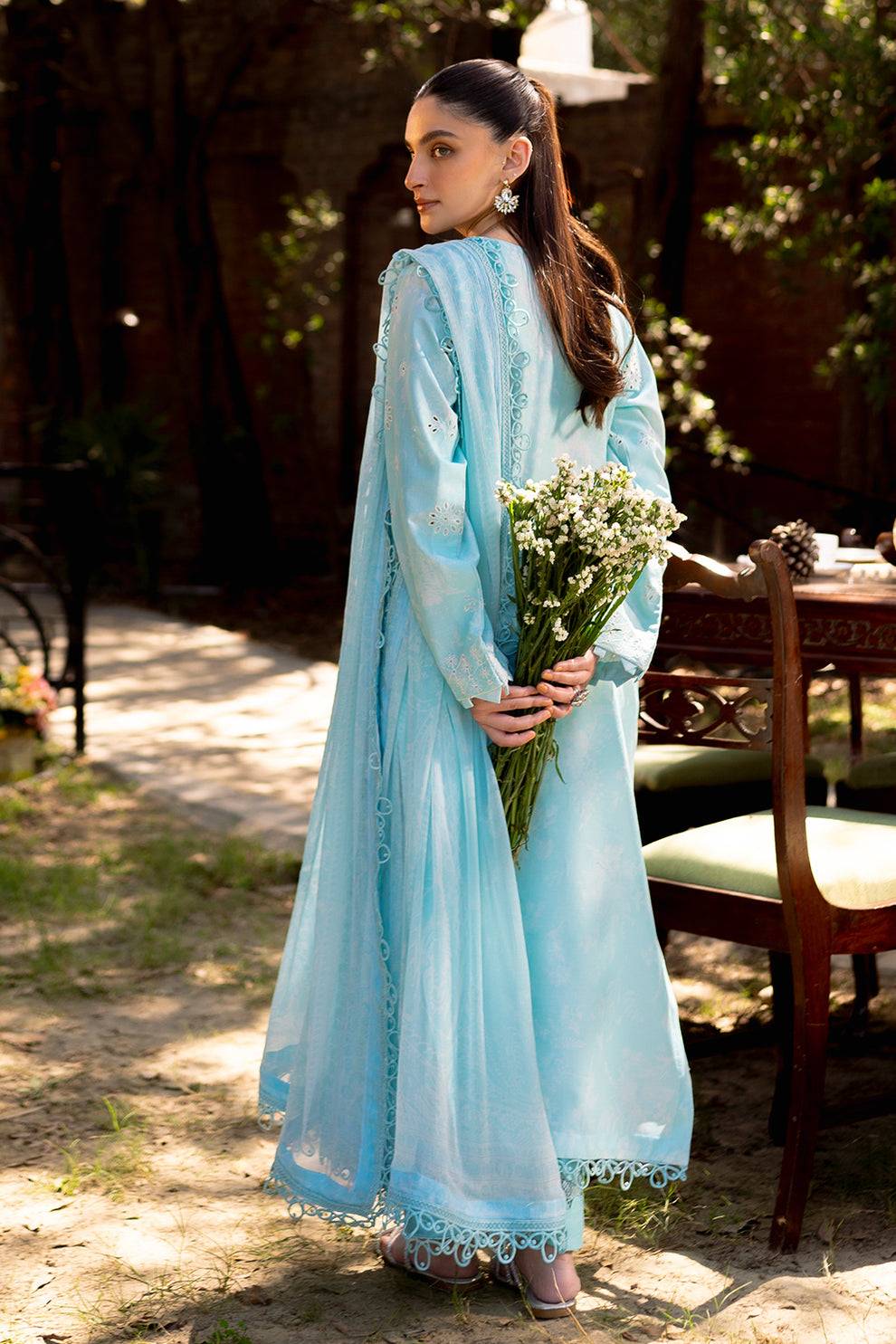 Neeshay | Summer Lines Printkari | OASIS - Pakistani Designer Dress - by Neeshay | Type: Luxury - 100% Original at Saira Sultan