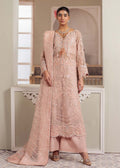 Dastoor | Airah Festive 25 | Chantilly XS Peach Pink Organza