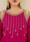 Dastoor | Maahi Luxury Pret 25 | Fuchsia Rose M Hot Pink Tissue Silk