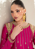 Dastoor | Maahi Luxury Pret 25 | Fuchsia Rose