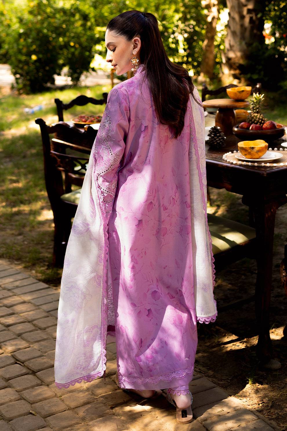 Neeshay | Summer Lines Printkari | PETAL - Pakistani Designer Dress - by Neeshay | Type: Luxury - 100% Original at Saira Sultan