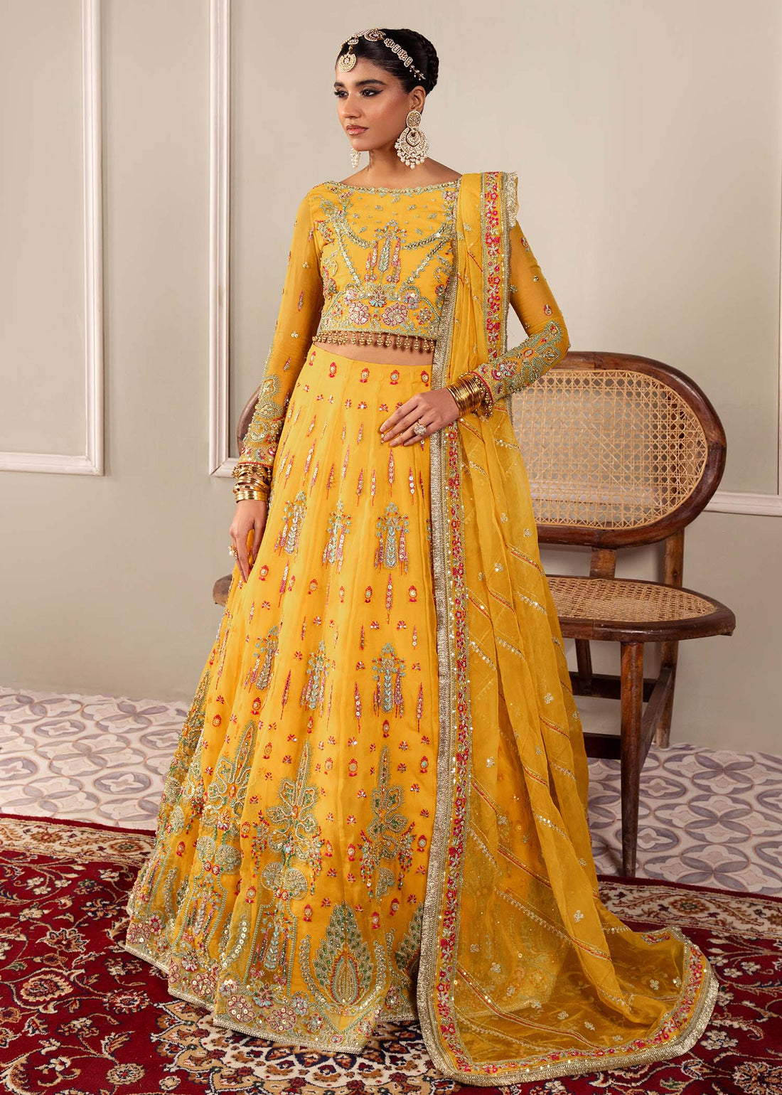 Dastoor | Airah Festive 25 | Solstice XS Yellow Net