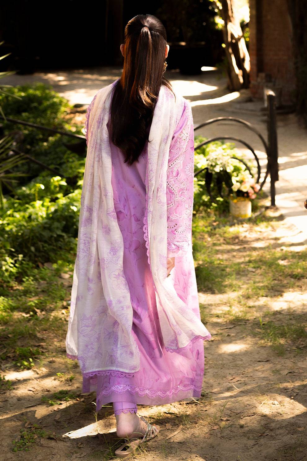 Neeshay | Summer Lines Printkari | PETAL - Pakistani Designer Dress - by Neeshay | Type: Luxury - 100% Original at Saira Sultan