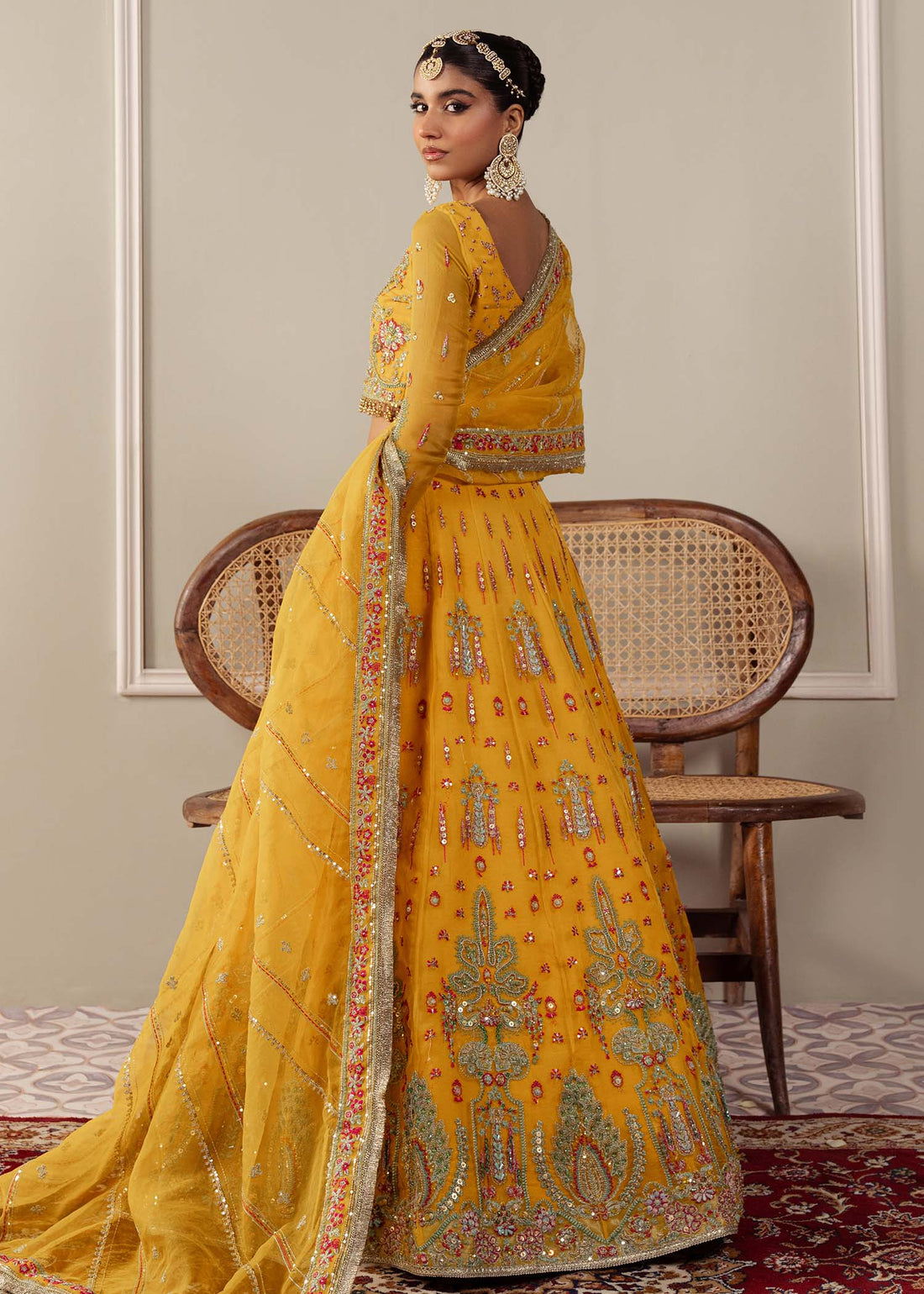 Dastoor | Airah Festive 25 | Solstice XS Yellow Net