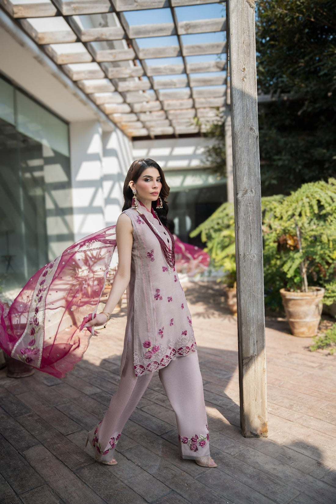 Tabyaa | Ruby Collection 25 | Garnet - Pakistani Designer Dress - by Tabyaa - Type : Ladies Clothes - 100% Original at Saira Sultan