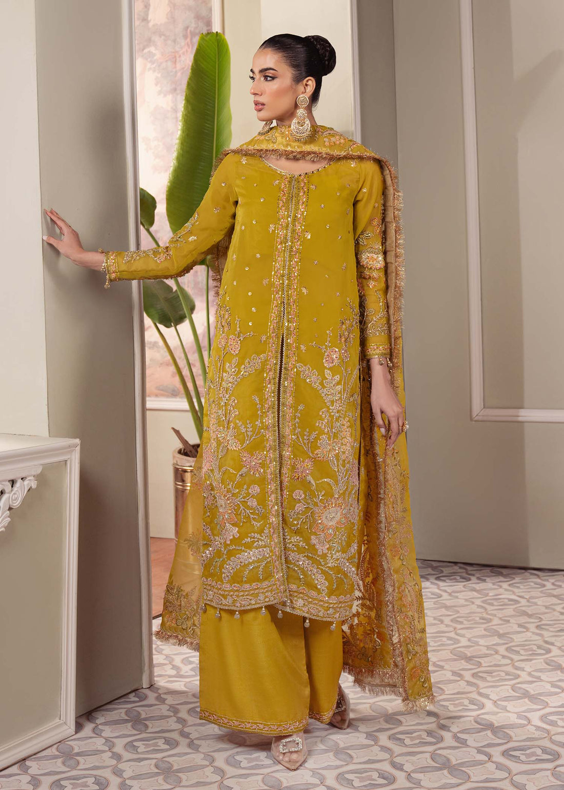 Dastoor | Airah Festive 25 | Serenity XS Golden Organza
