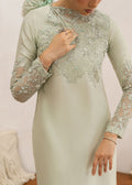 Dastoor | Rania Luxury Pret 25 | Daphne M Apple Green Tissue Silk