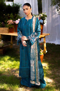 Neeshay | Summer Lines Printkari | LAGOON - Pakistani Designer Dress - by Neeshay | Type: Luxury - 100% Original at Saira Sultan