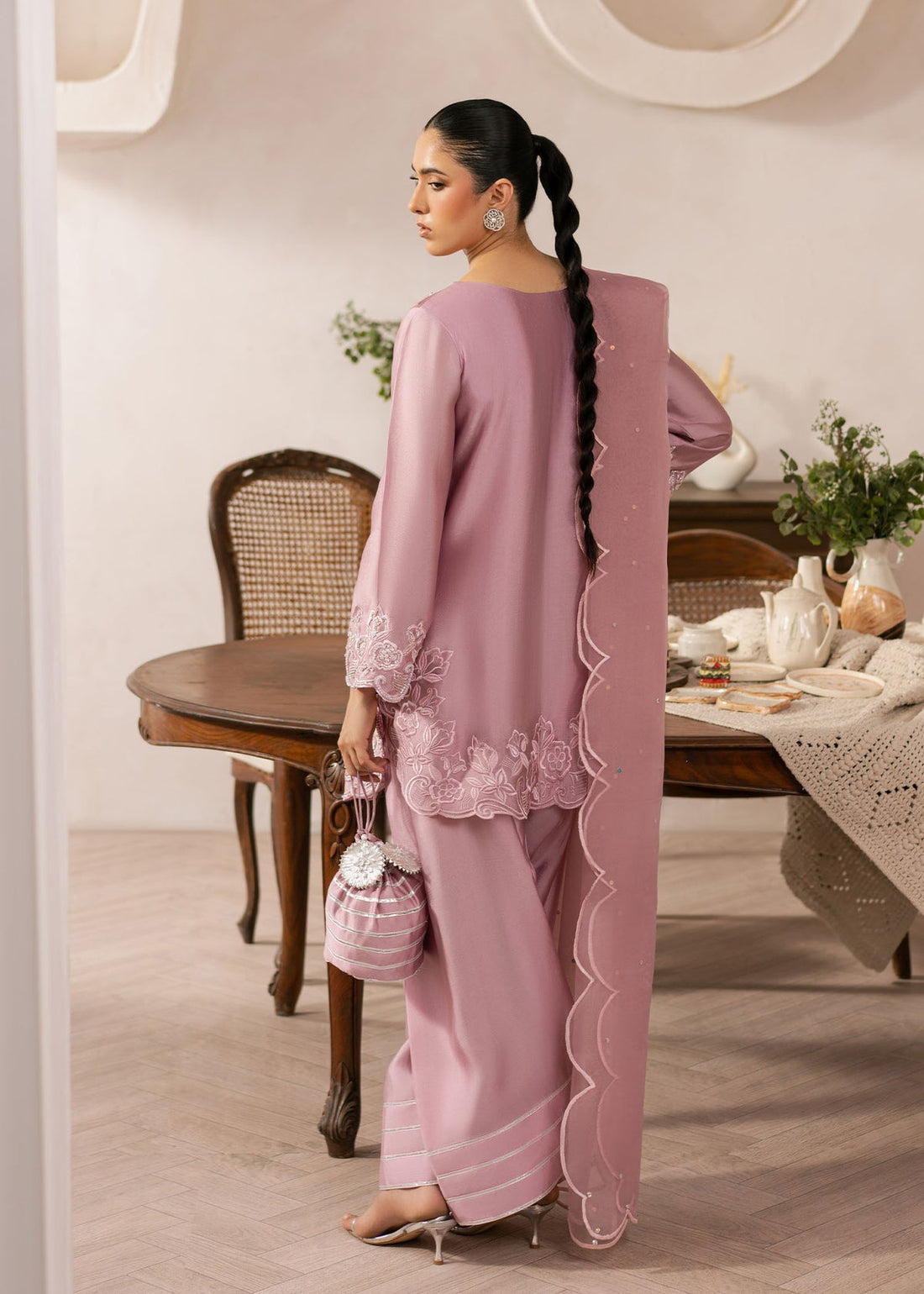 Dastoor | Rania Luxury Pret 25 | Aylin XS Lilac Tissue Silk