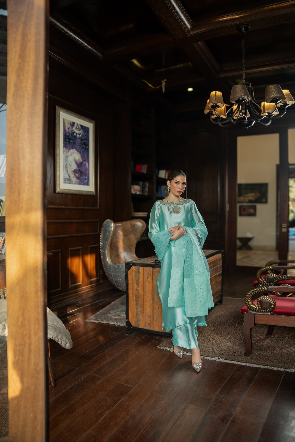 Tabyaa | Ruby Collection 25 | Aqua - Pakistani Designer Dress - by Tabyaa - Type : Ladies Clothes - 100% Original at Saira Sultan