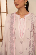 Zarif | Lamhay Luxury Eid Lawn 25 | 07 NERISA M Lilac Lawn