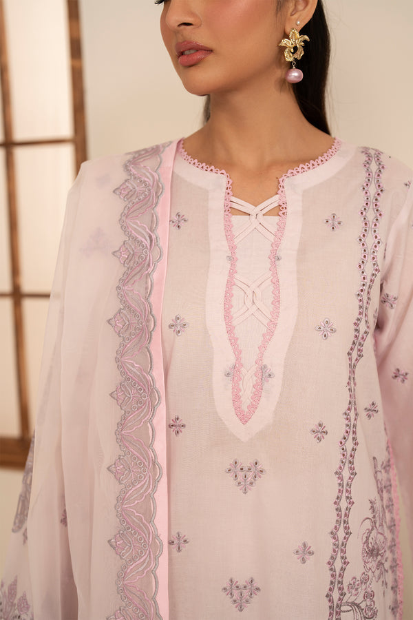 Zarif | Lamhay Luxury Eid Lawn 25 | 07 NERISA M Lilac Lawn