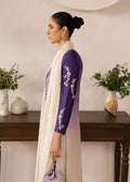 Dastoor | Rania Luxury Pret 25 | Purple Ombre M Omber Tissue Silk