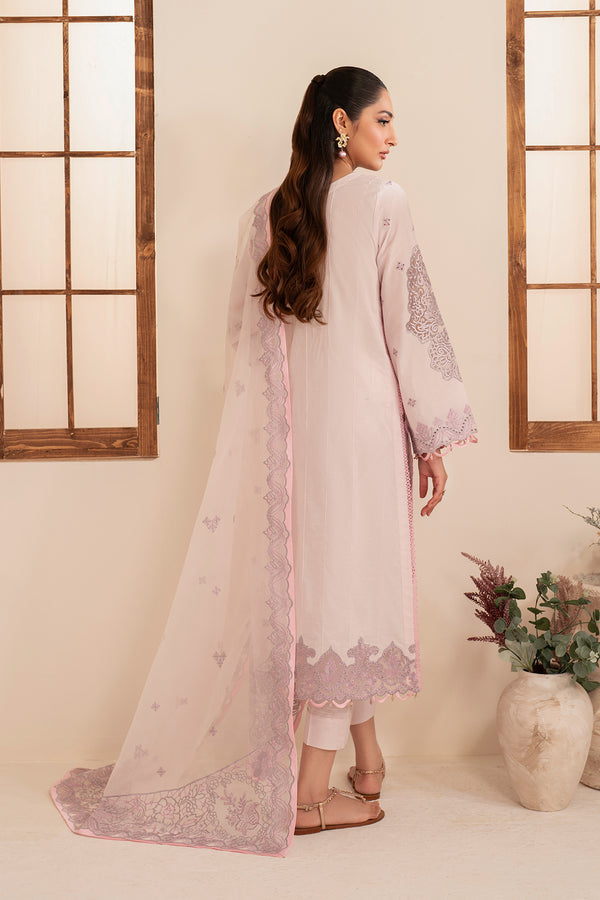 Zarif | Lamhay Luxury Eid Lawn 25 | 07 NERISA S Lilac Lawn