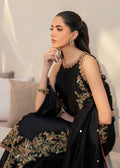 Dastoor | Maahi Luxury Pret 25 | Liyana M Black Tissue Silk