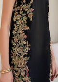Dastoor | Maahi Luxury Pret 25 | Liyana L Black Tissue Silk