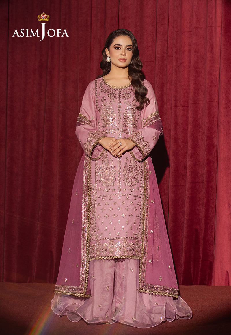 Asim Jofa | Premium Festive | AJPF-14 XS Pink Silk