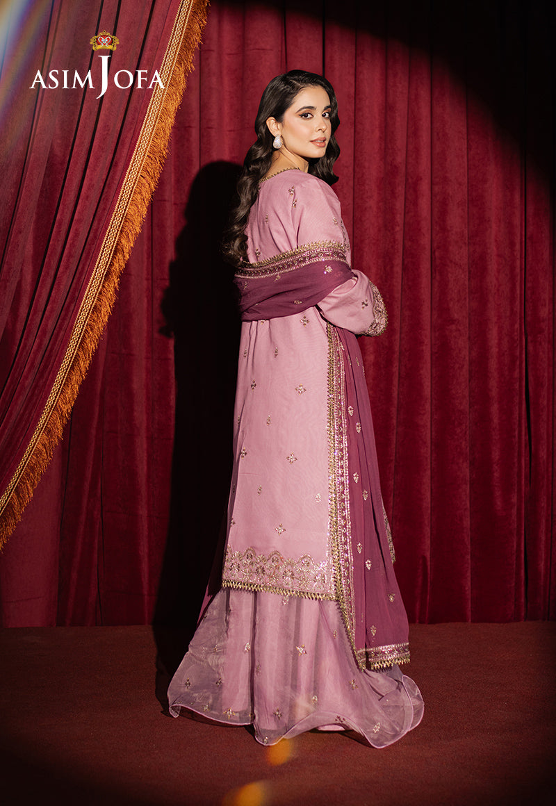 Asim Jofa | Premium Festive | AJPF-14 L Pink Silk