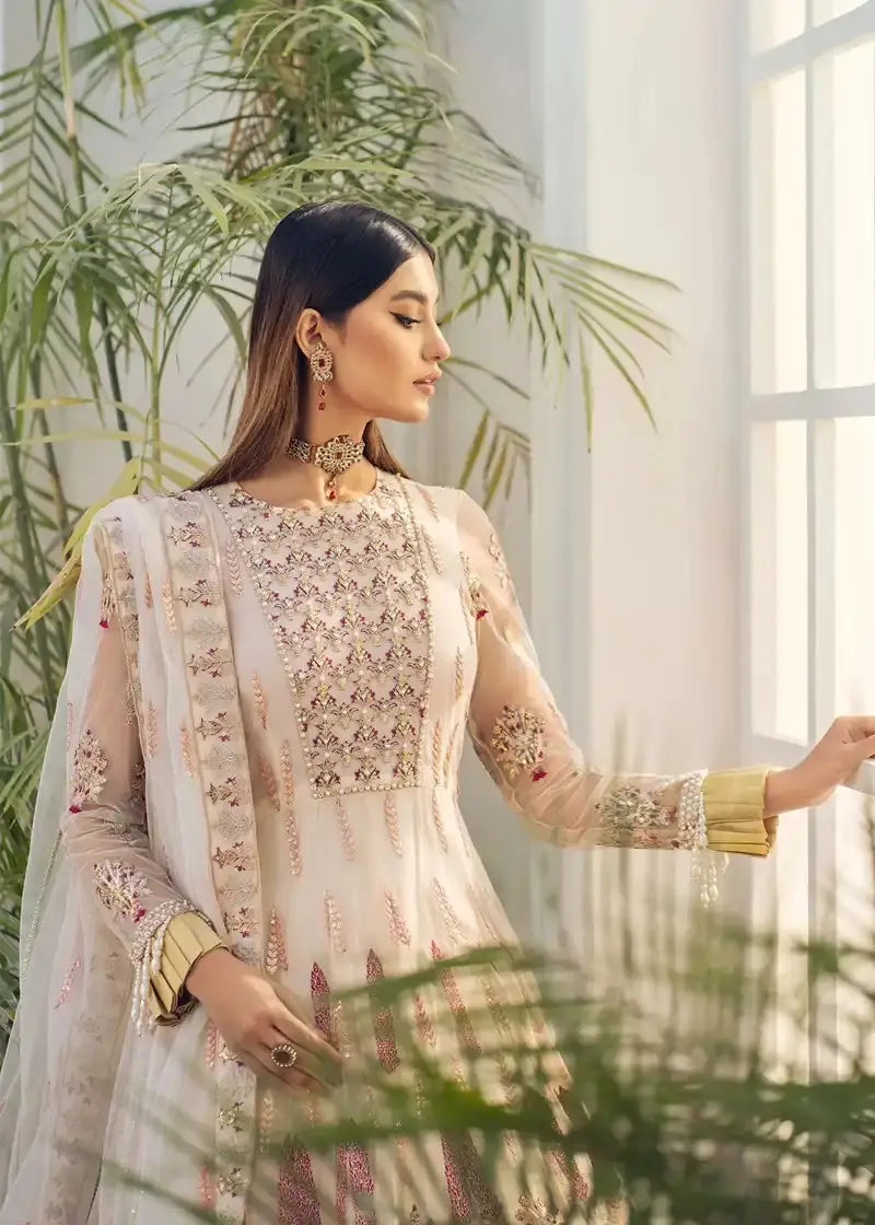 Akbar Aslam | Libas-e-Khas | Morganite - Pakistani Designer Dress - by Akbar Aslam | Type: Bridal - 100% Original at Saira Sultan