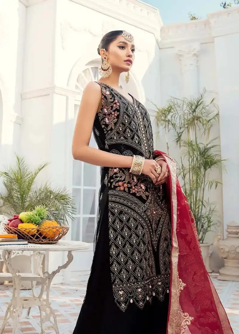 Akbar Aslam | Libas-e-Khas | Garnet - Pakistani Designer Dress - by Akbar Aslam | Type: Formal - 100% Original at Saira Sultan