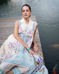 Roheenaz | Garden Veal Printed Lawn 25 | Bloom Glimmer - Pakistani Designer Dress - by Roheenaz | Type: Ladies Clothes - 100% Original at Saira Sultan