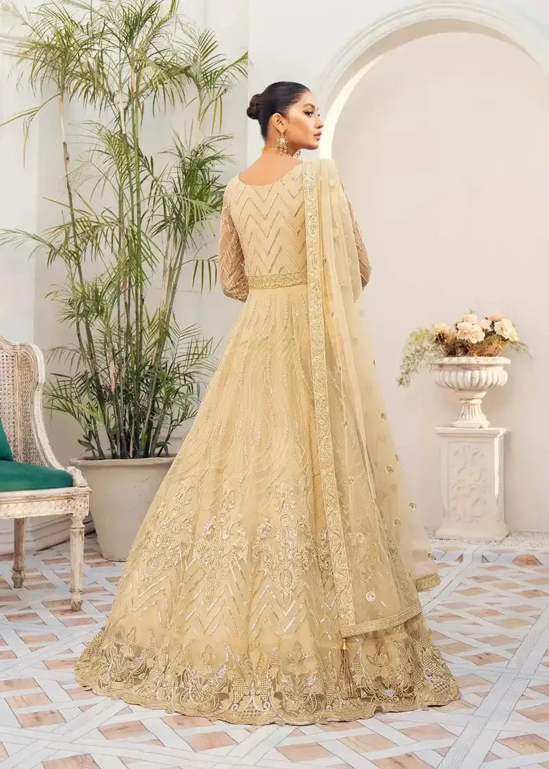 Akbar Aslam | Libas-e-Khas | Citrine - Pakistani Designer Dress - by Akbar Aslam | Type: Bridal - 100% Original at Saira Sultan