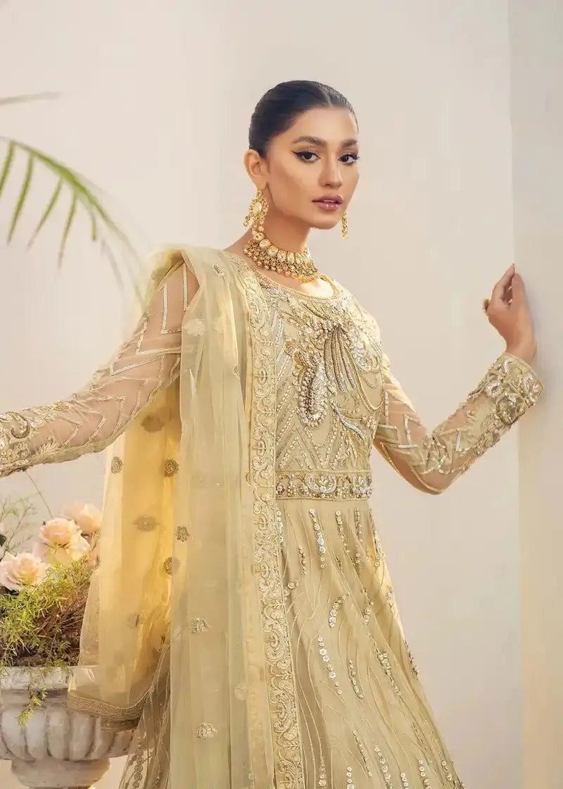 Akbar Aslam | Libas-e-Khas | Citrine - Pakistani Designer Dress - by Akbar Aslam | Type: Bridal - 100% Original at Saira Sultan