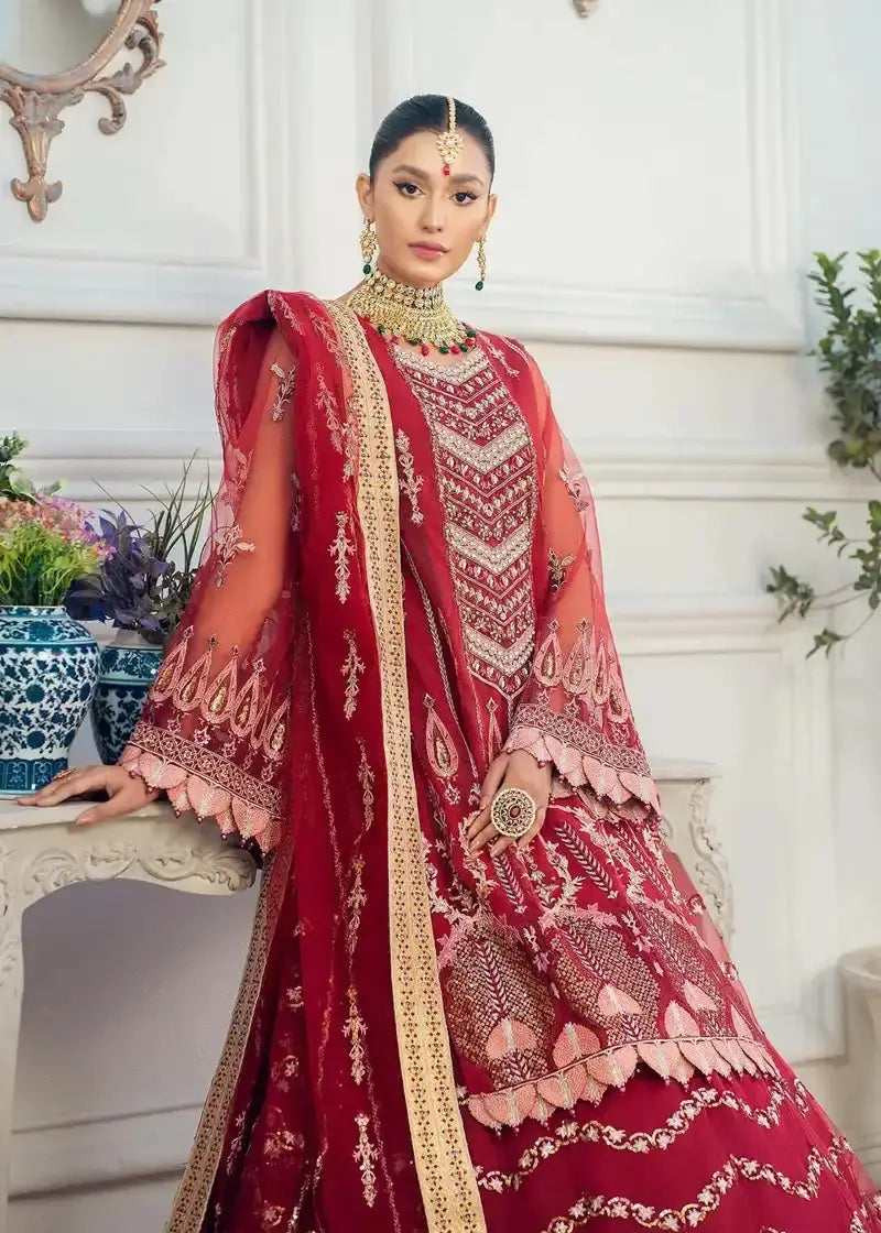 Akbar Aslam | Libas-e-Khas | Carnelian - Pakistani Designer Dress - by Akbar Aslam | Type: Formal - 100% Original at Saira Sultan
