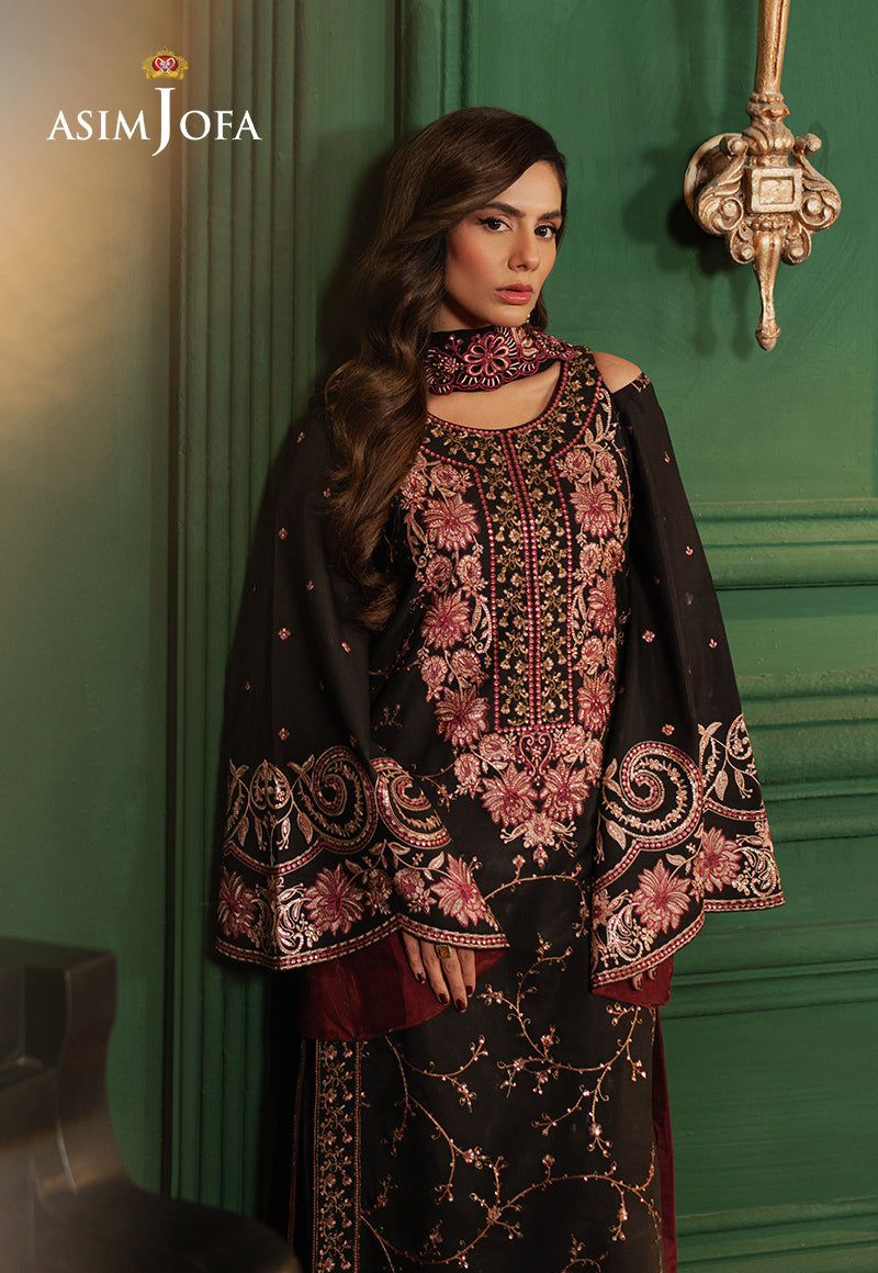 Asim Jofa | Premium Festive | AJPF-19 M Black Silk