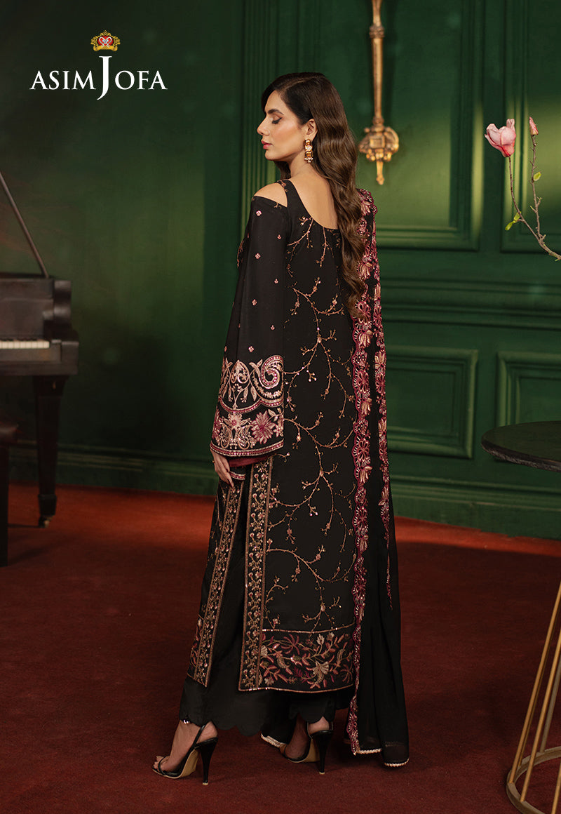 Asim Jofa | Premium Festive | AJPF-19 XS Black Silk