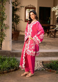 Fozia Khalid | Blossom Festive Lawn 25 | Peonies XS Candy Pink Lawn