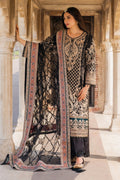 Imrozia Premium | Meeras Luxury Eid 25 | I-222 AQIQ S Black Organza