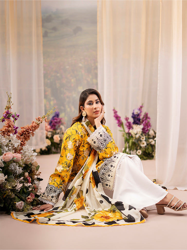Rajbari | Raha Summer Prints Exclusive | Raha Summer Prints Exclusive-1 - Pakistani Designer Dress - by Rajbari - Type : Ladies Clothes - 100% Original at Saira Sultan