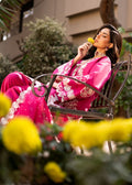 Fozia Khalid | Blossom Festive Lawn 25 | Peonies M Candy Pink Lawn