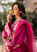 Fozia Khalid | Blossom Festive Lawn 25 | Peonies L Candy Pink Lawn